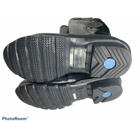 Hunter‎ Original Tall Gloss Rain Boots Navy 5 NEW - Picture 6 of 6